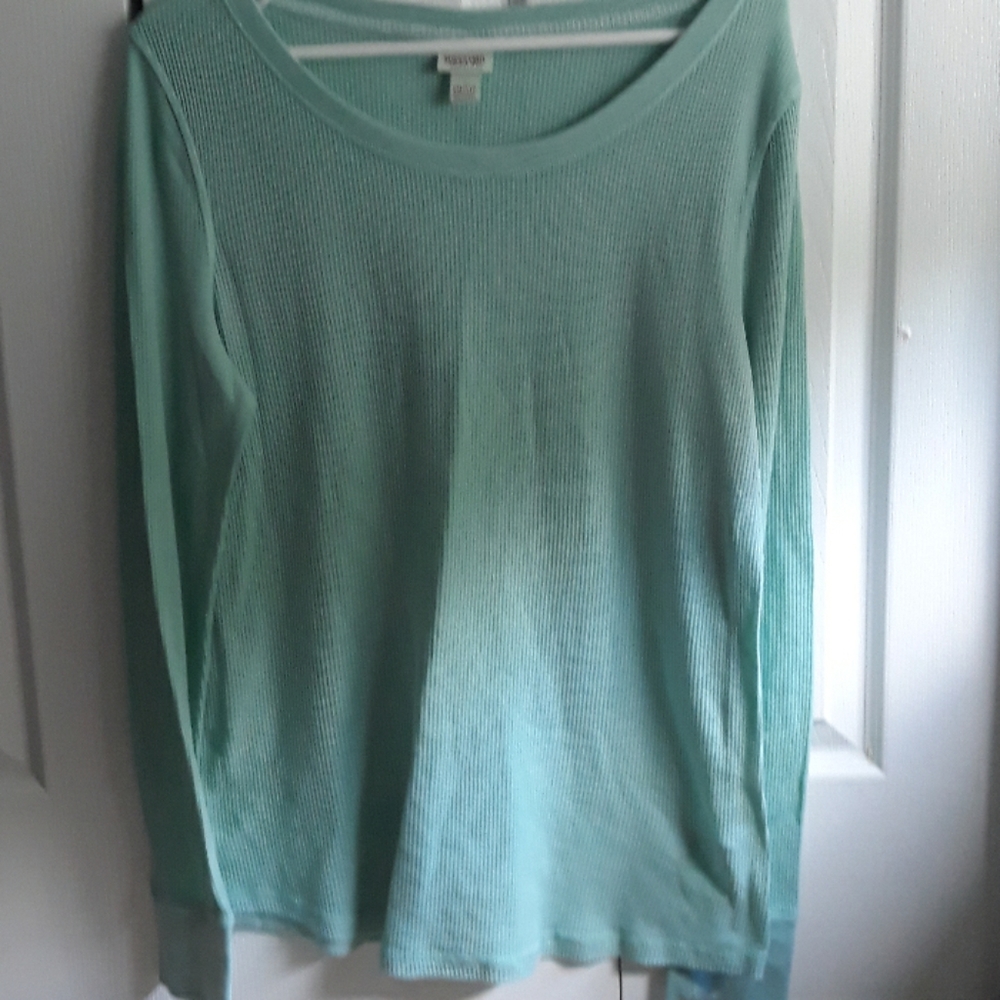 Light green long sleeve shirt